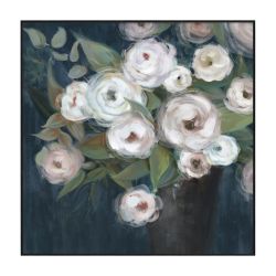 Black Hand-Painted Canvas -60cm x 60cm