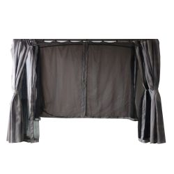 Replacement Side Curtains for 3x3m Grey Steel Gazebo