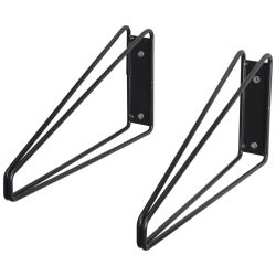 Duraline Brackets Double Low Black