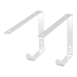 Duraline Brackets With Hook White