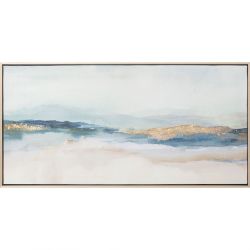 30 X 60 Capped Texture Canvas With Gold Leafing