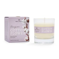 Homegrown Candle Jar Cotton Flower