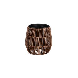 Panco Basket Round Dark Brown 17cm