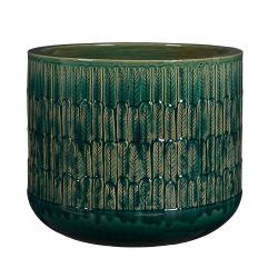Oran Pot Round Turquoise 37cm