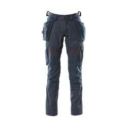 Accelerate Stretch Trouser Holster Pocket and Kneepad Navy W30 x L30