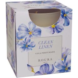 Scented Glass Candle 85mm x 70mm Clean Linen