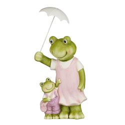 Frog Ornament Pink 37cm