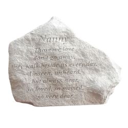 Nanny Those We Love Memorial Stone 17cm