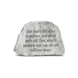 Our Hearts Still Aches in Sadness Memorial Stone 17cm  