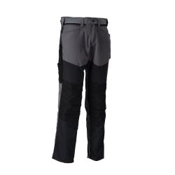 Mascot Customized Trousers With Kneepad Pockets Stone Grey/Black