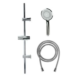 Riser Rail Shower Kit 5 Function Chrome