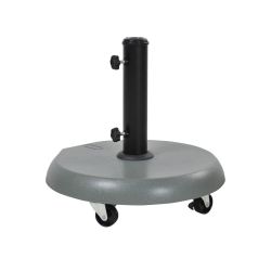 Green Parasol Base with Wheels 25kg