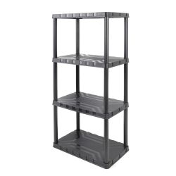 Tactix 4 Tier Plastic Shelving Unit
