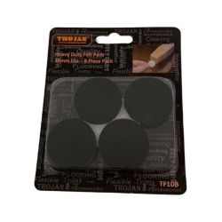 Trojan Felt Pads 1" Black