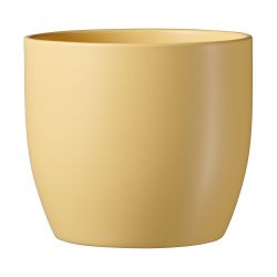 Basel Spring Matte Indoor Pot Yellow 14cm