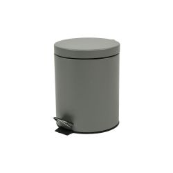 Bathroom Waste Bin Matt Grey 5L