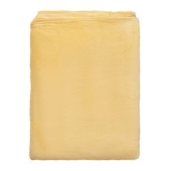 Ochre Microfleece Throw - 130cm x 160cm 