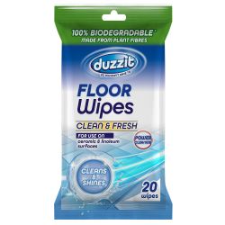 Duzzit Biodegradable Floor Wipes 20 Pack