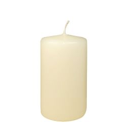 Ivory Pillar Candle - 5cm x 10cm