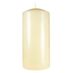 Ivory Pillar Candle -  7cm x 15cm