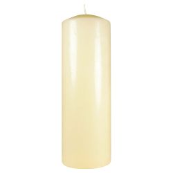 Ivory Pillar Candle - 7cm x 20cm