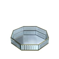 Octagon Mirror Tray