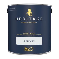 Dulux Heritage Matt Chalk White 2.5Ltr