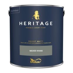 Dulux Heritage Matt Waxed Khaki 2.5Ltr