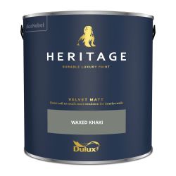 Dulux Heritage Matt Waxed Khaki 2.5Ltr