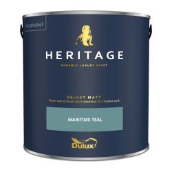 Dulux Heritage Matt Maritime Teal 2.5Ltr