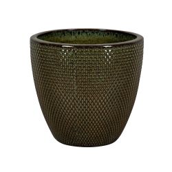 Busan Pot Drip Green 29cm