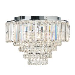 Varese Flush 40cm Ceiling Light - Chrome