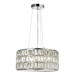 Riero Crystal Pendant - Chrome
