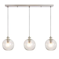 Letta Bobble Glass 3 Light Diner
