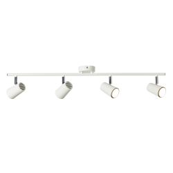 Harvey 4 Light Bar Adjustable Spotlight - White