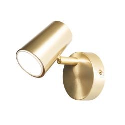 Harvey Single Adjustable Spotlight - Satin Brass