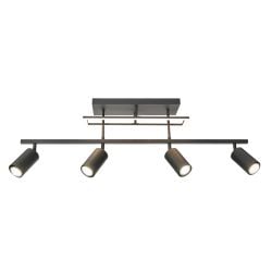 Odeo 4 Light Bar Adjustable Spotlight - Black