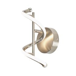 Nabria Leo LED Wall Lamp - Satin Nickel