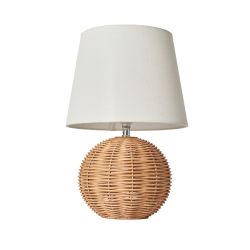 Rubia Rattan Ball Table Lamp
