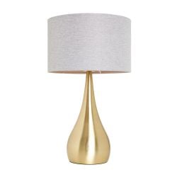 Sirio Satin Brass Teardrop Lamp