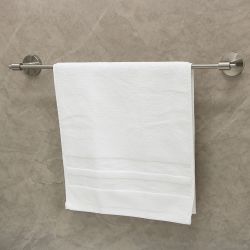 Rome Towel Rail Brushed Chrome 