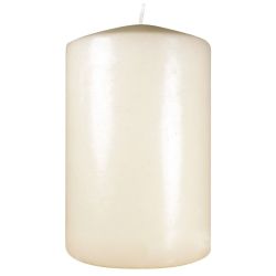 Ivory Pillar Candle 10X15