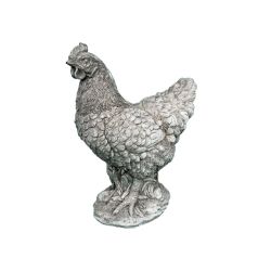 Stone Chicken Ornament 28cm