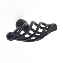 Cage Cabinet Knob 64Mm Black Pk2