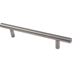 T Bar Handle 128Mm Satin Nickel Pk2