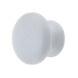 Classic Wooden Cabinet Knob 40Mm White Pk2