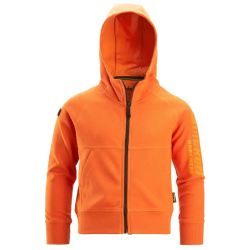 Snickers Junior Zipped Hoodie Orange 6-7Yrs