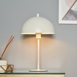 Landok Metal Table Lamp - Matt White