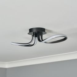 Loop LED Wall Lamp - Black