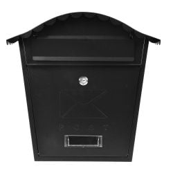 Traditional Post Box Matt Black